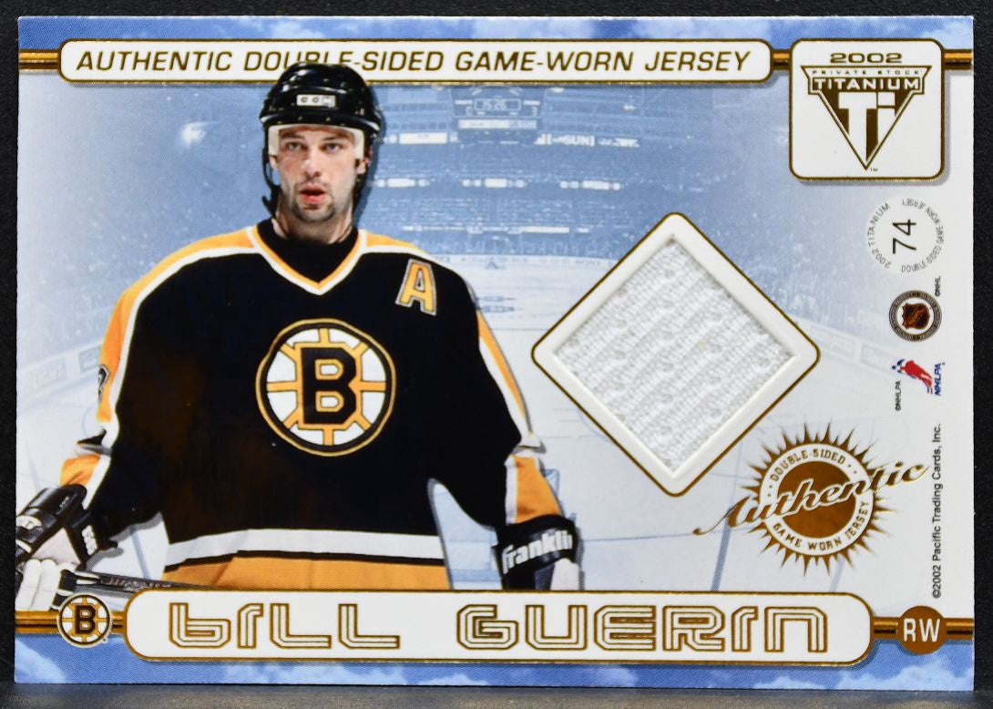 2001-02 Pacific Private Stock Titanium Double-Sided Thornton/Guerin Jersey 6791