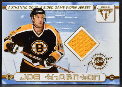 2001-02 Pacific Private Stock Titanium Double-Sided Thornton/Guerin Jersey 6791