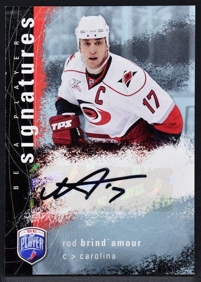 2007-08 UD Be a Player Rod Brind'Amour S-RB Auto