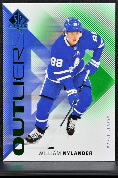 2025-26 SP Authentic Outliers Green William Nylander Toronto Maple Leafs 3390