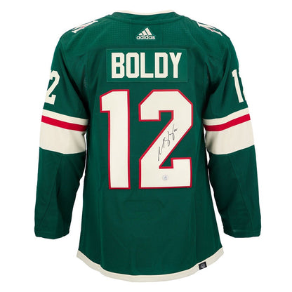 Matt Boldy Minnesota Wild Autographed Fanatics Premium Jersey