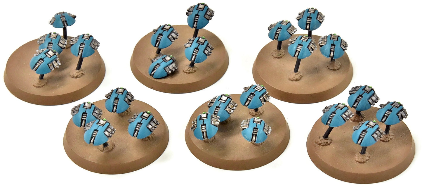 NECRONS 6 Scarab Swarms #1 WELL PAINTED Warhammer 40K