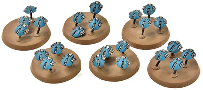 NECRONS 6 Scarab Swarms #1 WELL PAINTED Warhammer 40K