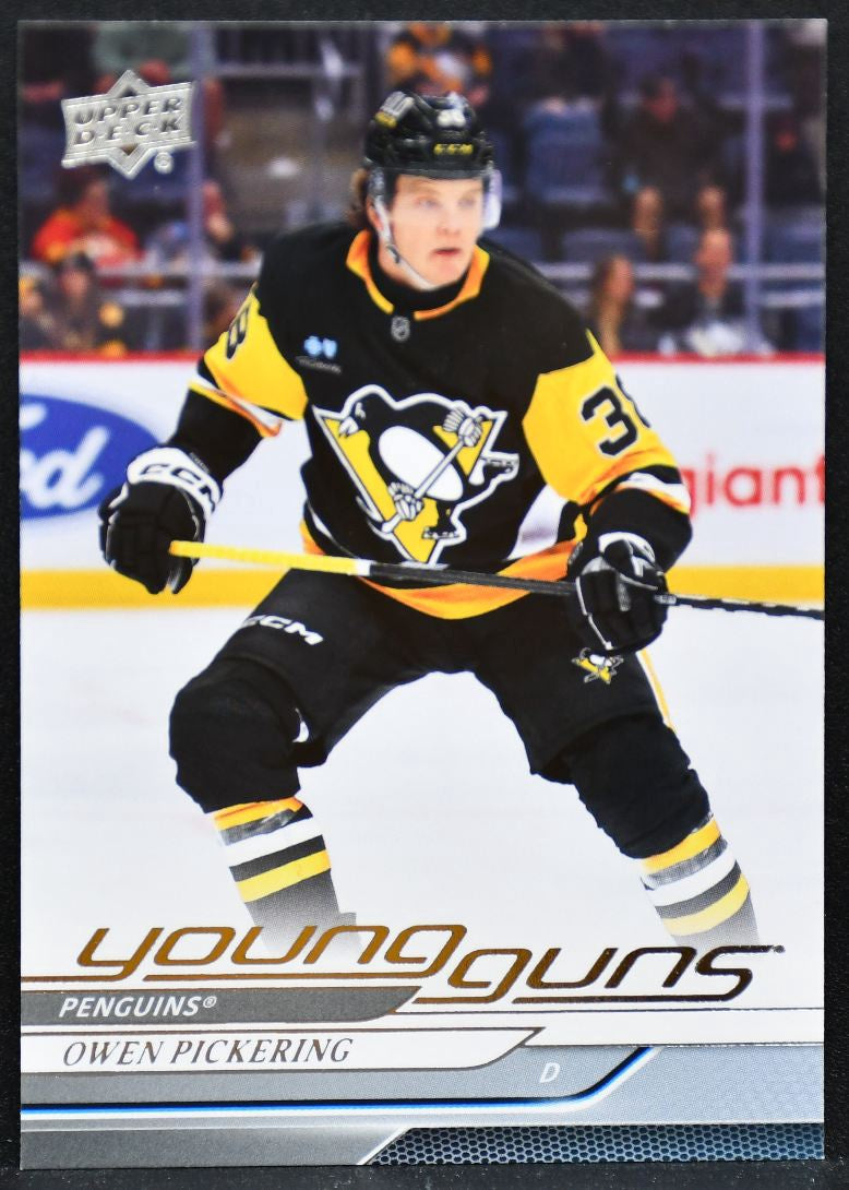 2024-25 UD Extended Series Young Guns Owen Pickering 703 Penguins RC 4111
