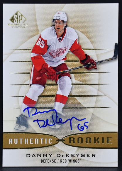 2013-14 SP Game Used Authentic Rookie Auto Danny DeKeyser 200 RC Auto