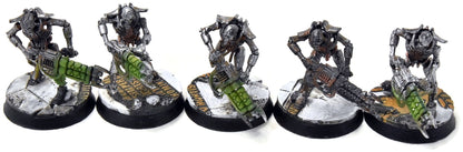 NECRONS 10 Necron Warriors #1 WELL PAINTED Warhammer 40K 4932