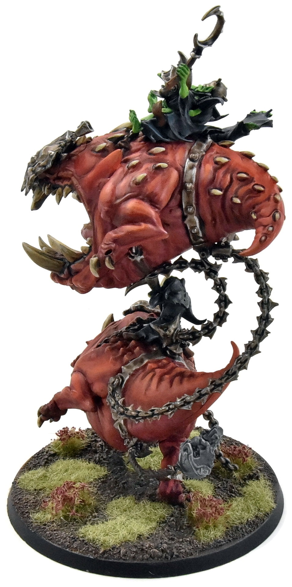 GLOOMSPITE GITZ Loonboss On Mangler Squig #1 WELL PAINTED Warhammer Sigmar