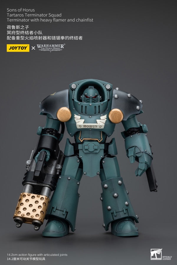 Tartaros Terminator Squad Terminator With Heavy Flamer And Chainfist Joy Toy