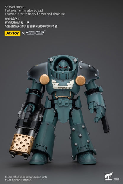 Tartaros Terminator Squad Terminator With Heavy Flamer And Chainfist Joy Toy