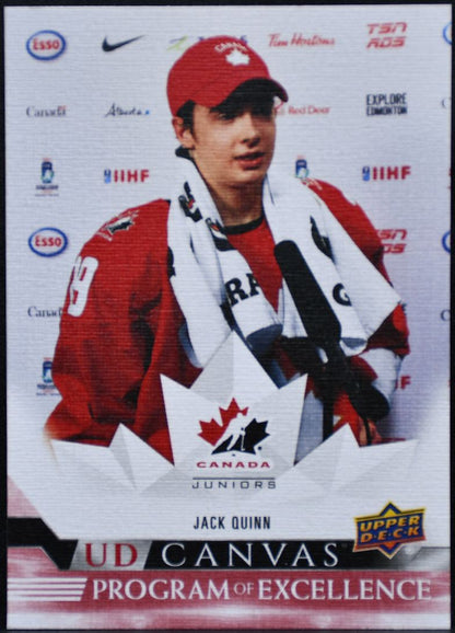 2022-23 UD Series 2 UD Canvas Program of Excellence Jack Quinn C266 Canada 8172