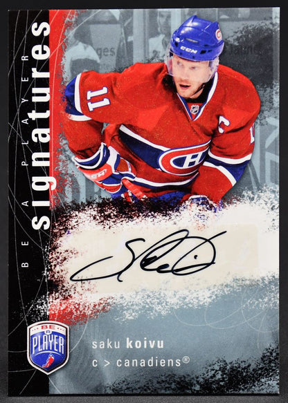 2007-08 UD Be A Player Saku Koivu S-KO Auto