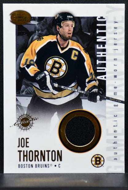2003-04 Pacific Calder Jersey Joe Thornton 4 Boston Bruins Jersey 4305