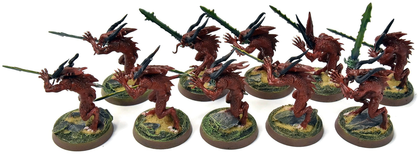 BLADES OF KHORNE 10 Bloodletters #7 WELL PAINTED Sigmar