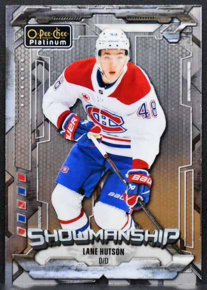 2024-25 O-Pee-Chee Platinum Showmanship Lane Hutson S-24 Canadiens RC 7129