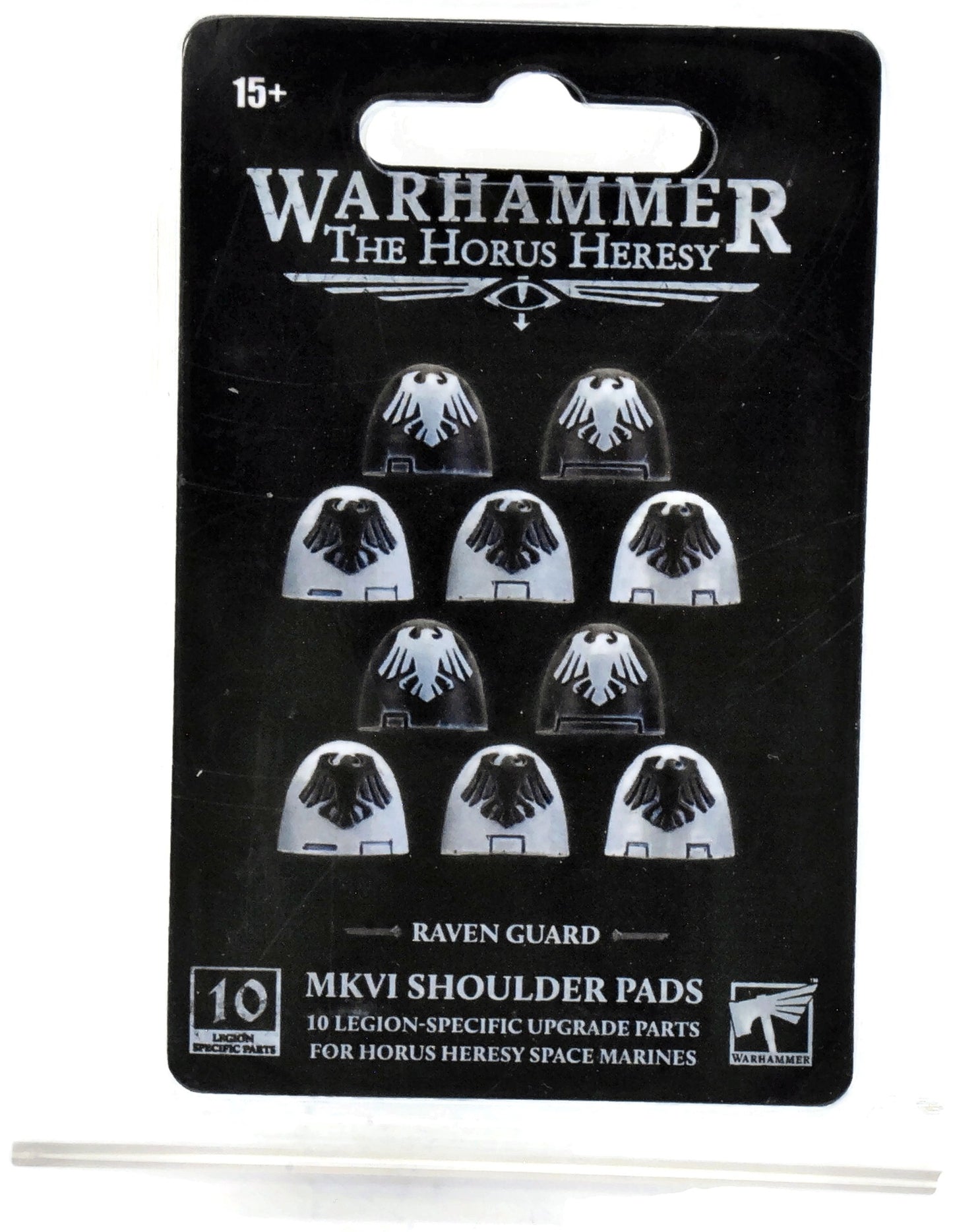Horus Heresy 10 Mkvi Shoulder Pads : Raven Guard #1 Forge World