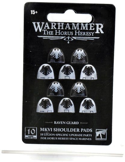 Horus Heresy 10 Mkvi Shoulder Pads : Raven Guard #1 Forge World