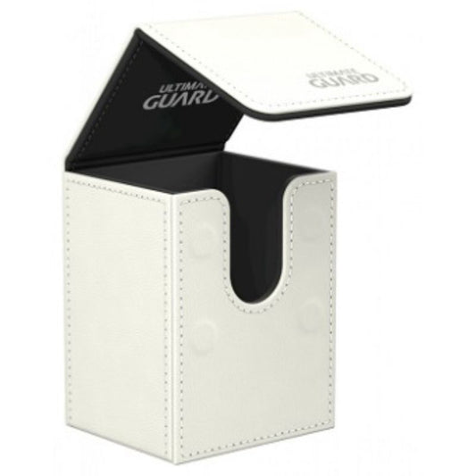 Ultimate Guard Flip Deck Case Leatherette White 80+