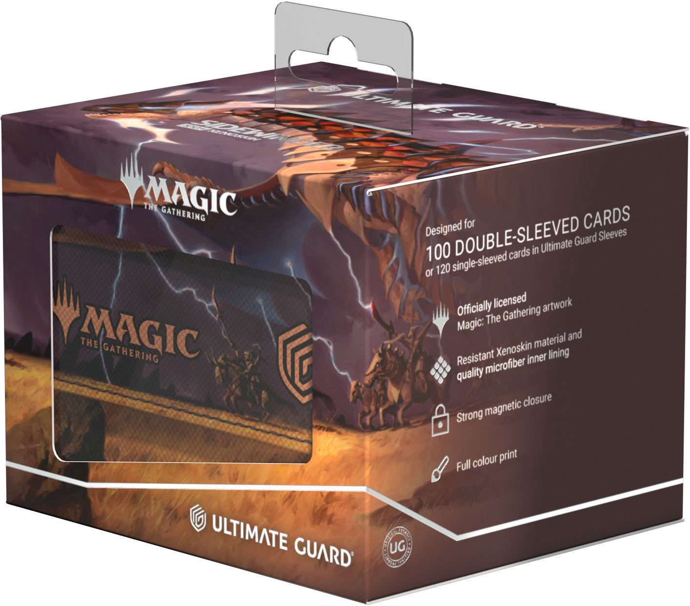 Étui de protection ultime Sidewinder pour plus de 100 cartes Xenoskin MTG Tarkir Dragonstorm V7