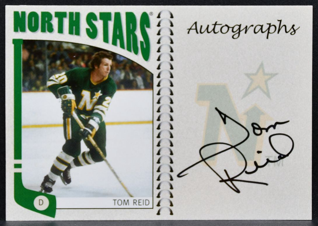 2004-05 ITG NHL Franchises Series Reid A-TR Minnesota North Stars Auto 0782