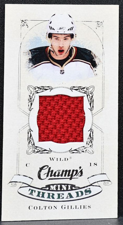 2008-09 Upper Deck Champ's Mini Threads Colton Gillies Jersey 6618