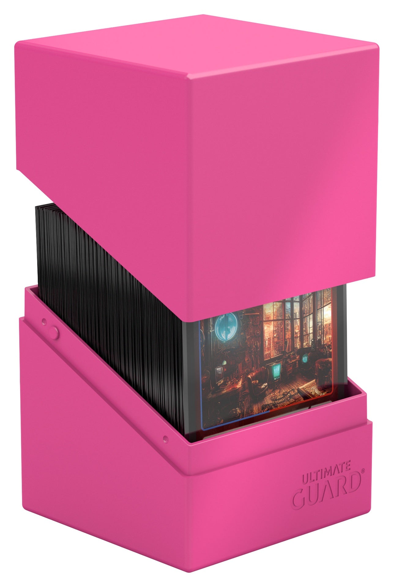 Ultimate Guard Deck Case Boulder 100+ Neon Pink