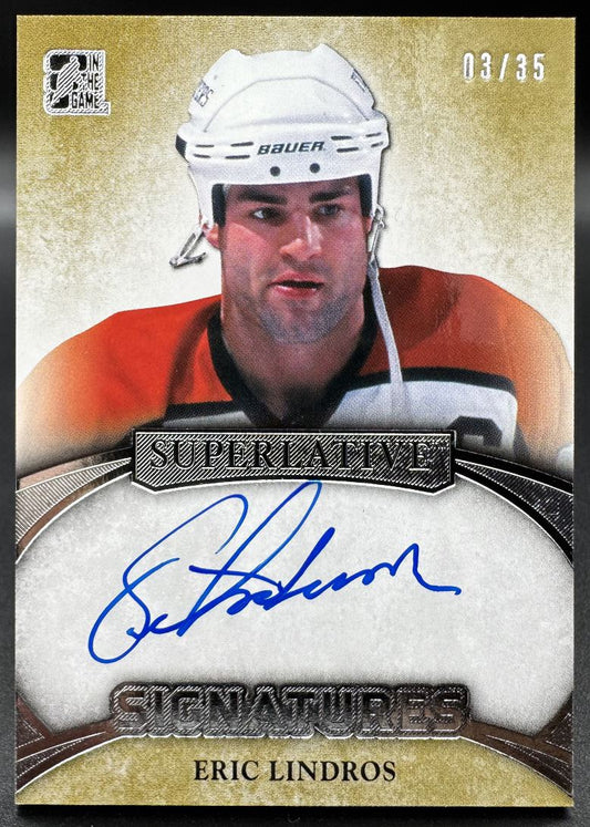 2015-16 Leaf In The Game Superlative Signatures Eric LindrosAuto /35
