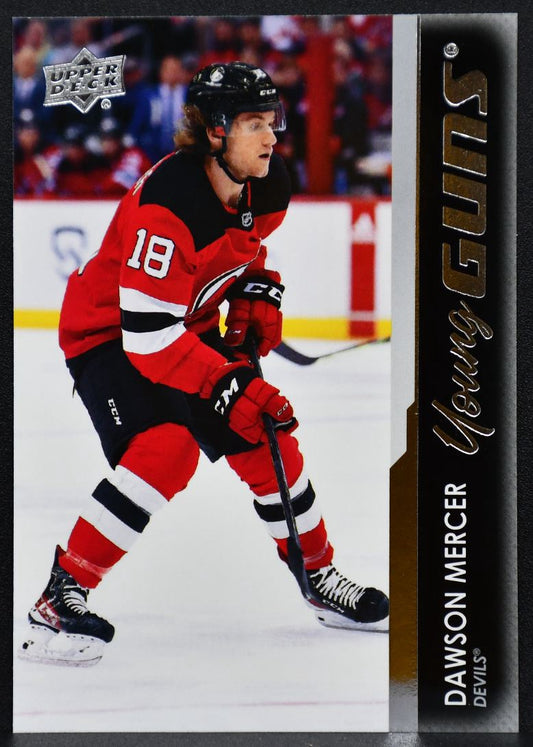 2021-22 Upper Deck Series 2 Young Guns Dawson Mercer 459 New Jersey Devils RC 6125