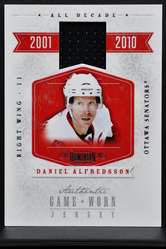 2010-11 Panini Dominion All Decade Jersey Alfredsson 85/99 Jersey 2951