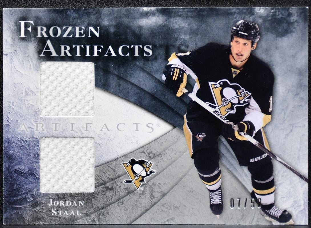 2010-11 UD Artifacts Frozen Memorabilia Jordan Staal FA-JO /50 Jersey 1489