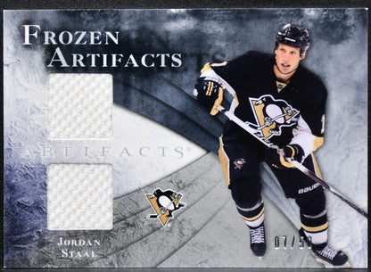 2010-11 UD Artifacts Frozen Memorabilia Jordan Staal FA-JO /50 Jersey 1489