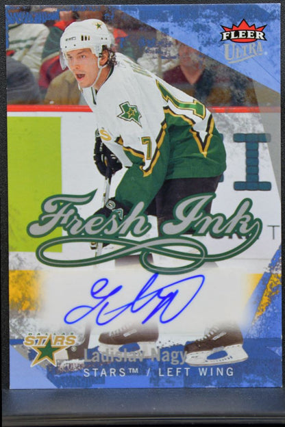 2007-08 Fleer Ultra Fresh Ink Ladislav Nagy FI-LN Dallas Stars Auto 1684
