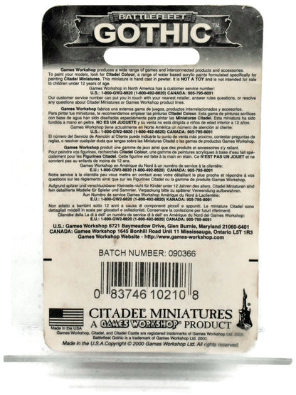 Battlefleet Gothic - Chaos Idolator Class Raider #1 METAL 40K Sealed