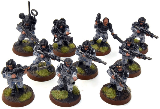 ASTRA MILITARIUM 10 Cadian Shock Troop #12 WELL-PAINTED Warhammer 40K