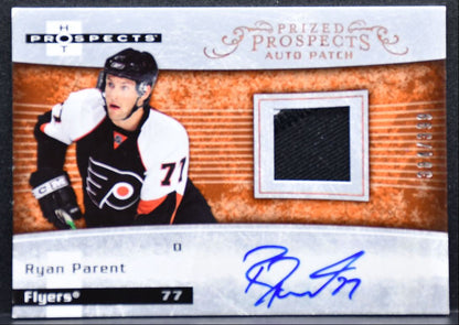 2007-08 Fleer Hot Prospects Prized Auto Patch Parent RC Auto 384/399 Patch 0741