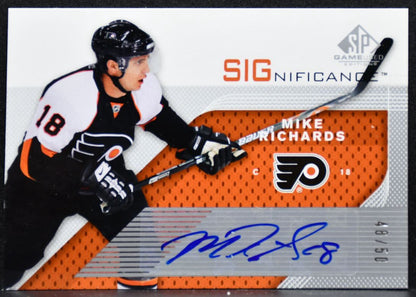 2007-08 SP Game Used SIGnificance Mike Richards S-MR Flyers Auto 48/50 3289
