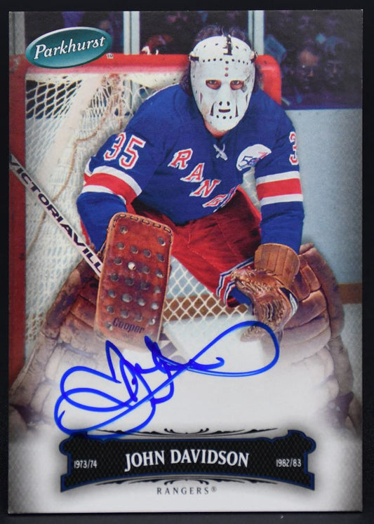 2006-07 UD Parkhurst Base Auto John Davidson 46 Auto