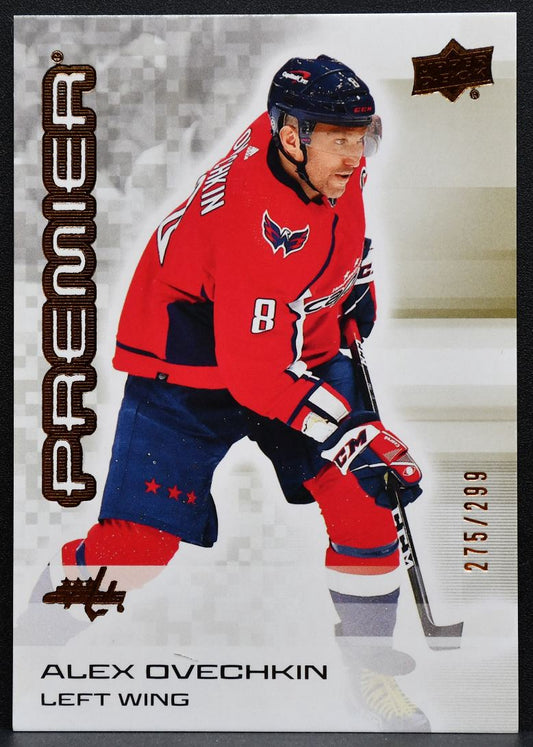 2024-25 UD Premier Bronze Alex Ovechkin 36 Washington Capitals 275/299 0214