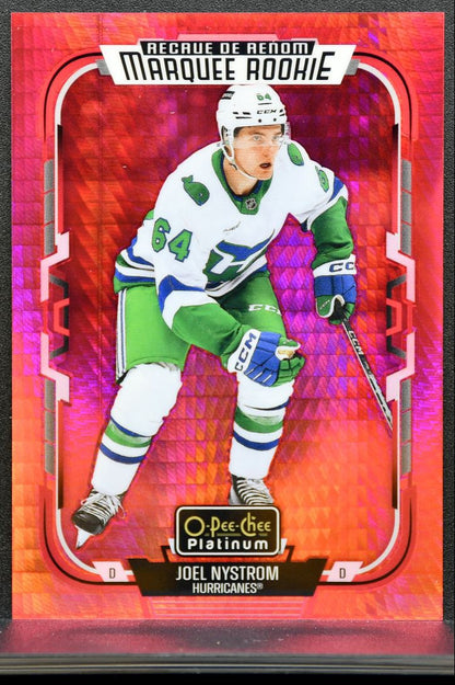 2025-26 O Pee Chee Platinum Marquee Rookie Red Prism Nystrom RC 197/199 7894