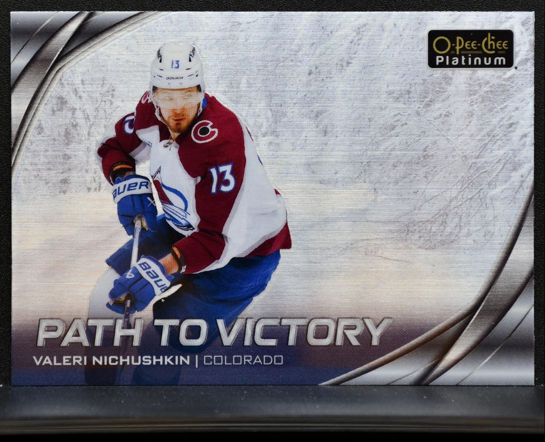 2025-26 O-Pee-Chee Platinum Path to Victory Valeri Nichushkin Avalanche 2294