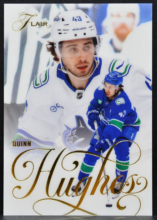 2025-26 Flair Quinn Hughes 134 Vancouver Canucks 6111