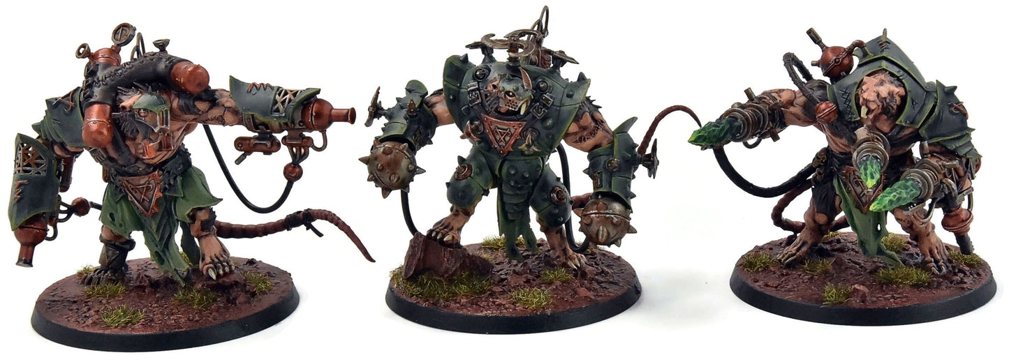 SKAVEN 3 Stormfiends COMMISSION PRO PAINTED Sigmar 5093
