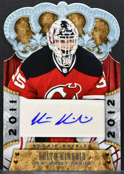 2011-12 Panini Crown Royale Royalty Rookie Signatures Keith Kinkaid RC Auto 0123
