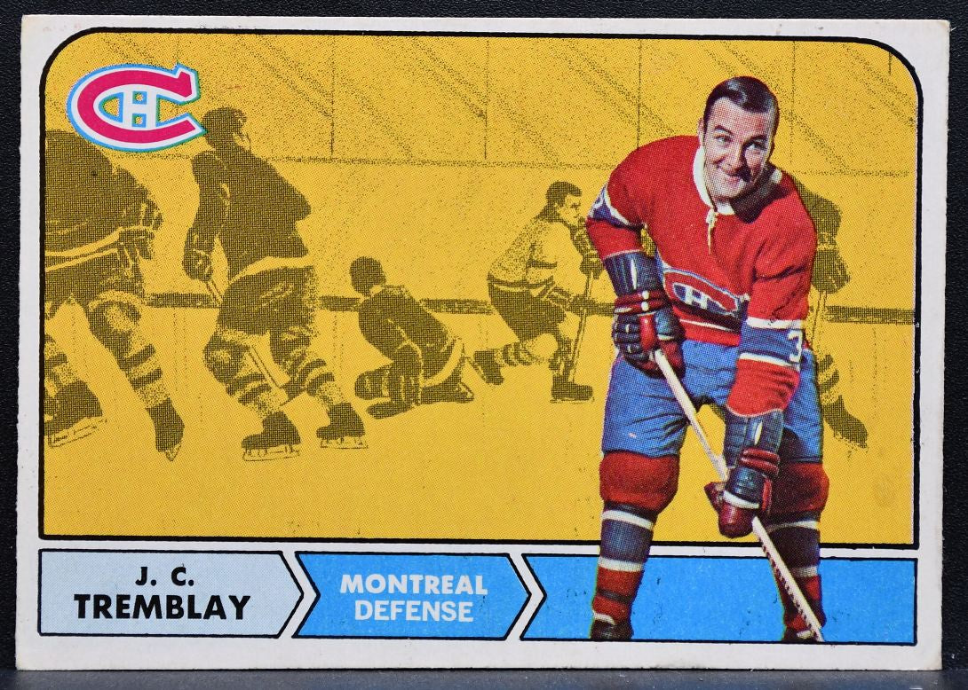 1968-69 Topps J.C. Tremblay 59 Montreal Canadiens 9041