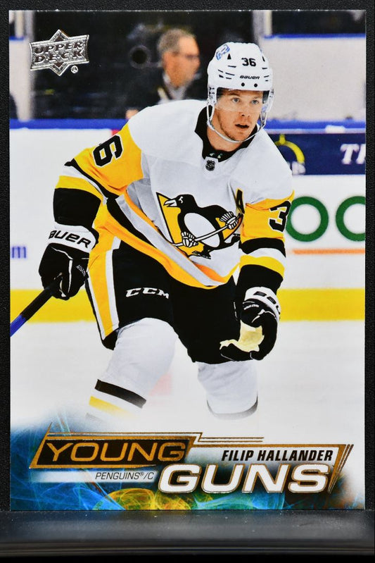 2022-23 Upper Deck Series 2 Young Guns Filip Hallander 477 Penguins RC 1402