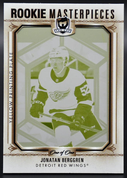 2023-24 UD The Cup Jonatan Berggren BD-RG-JB Detroit Red Wings RC 1/1