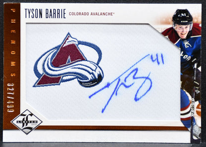 2012-13 Panini Limited Phenoms Tyson Barrie RC Auto 327/499 Jersey 6297