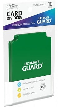 Ultimate Guard Card Dividers Green