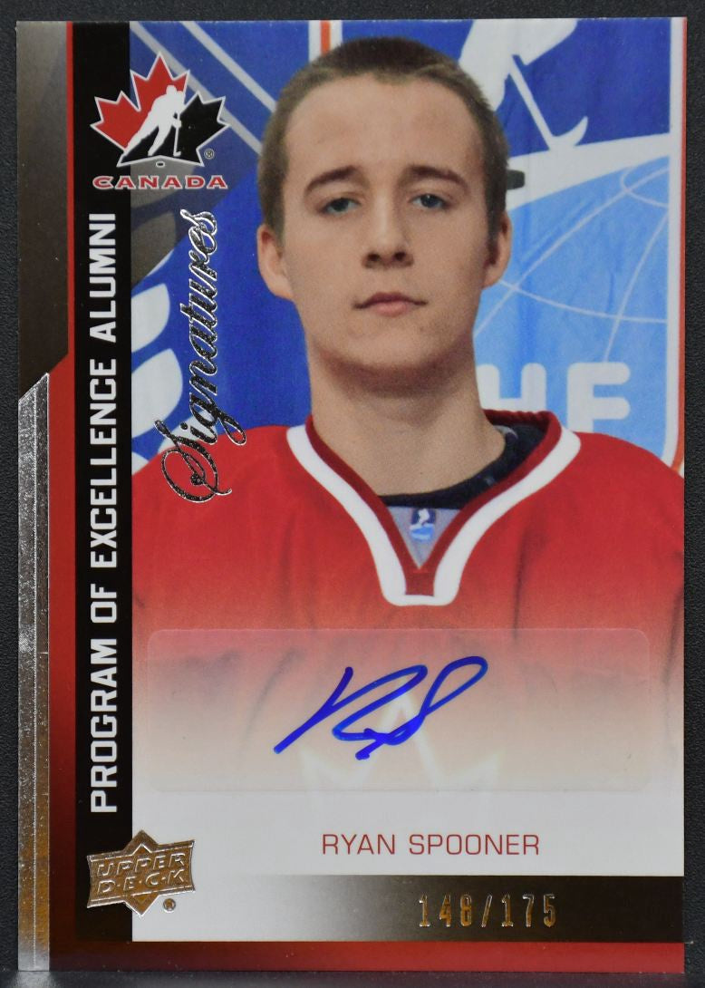 2013-14 UD Team Canada Spooner Team Canada Auto 148/175 9789