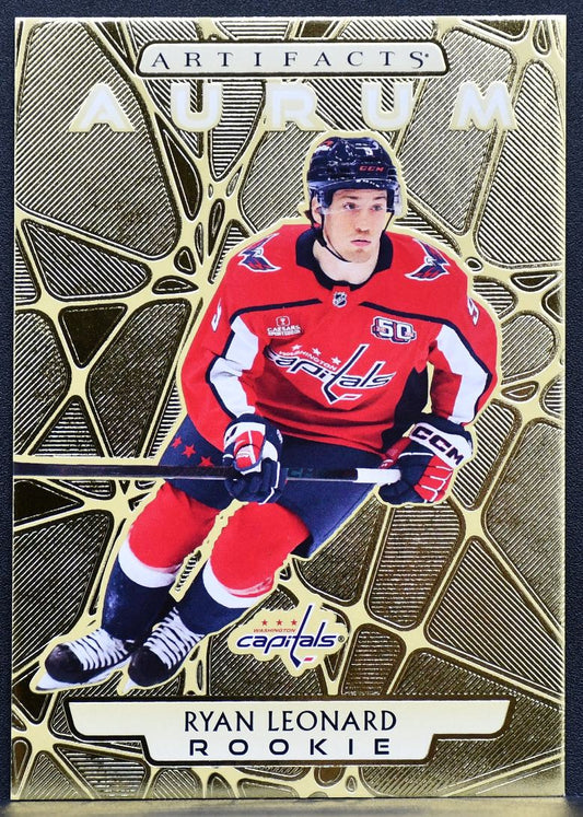 2025-26 Upper Deck Artifacts Aurum Rookie Ryan Leonard 38 Washington Capitals RC 1596
