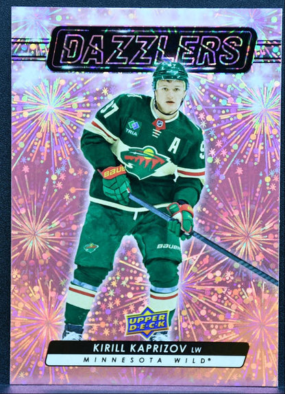 2023-24 Upper Deck Extended Series Dazzlers Pink Kirill Kaprizov Wild 0504